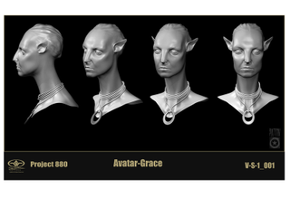 Illustration for article titled Avatar 3-D Sculpts